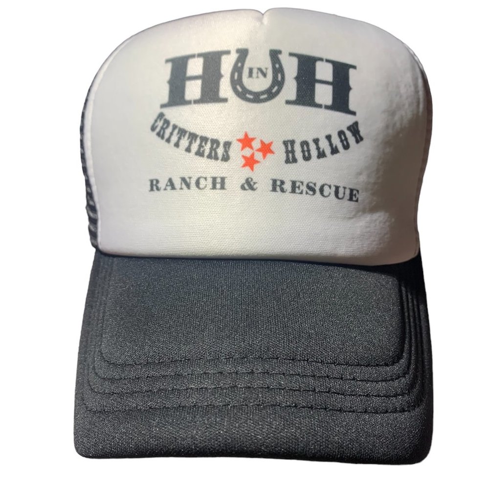 Heart in Hand, Critters Hollow Ranch & Rescue Logo Truck Hat